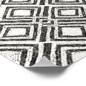 Afrikaans Wild Pattern Poster (Hoek)