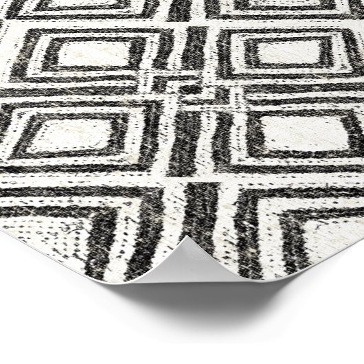 Afrikaans Wild Pattern Poster (Hoek)