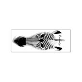 afrikaans zebra masker Thunder_Cove Rubberstempel (Gestempeld)