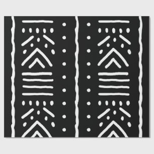 Afrikaans Zwarte Modderdoek Inpakpapier - Cadeaupa
