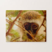 Afrikaanse aap. legpuzzel (Horizontaal)