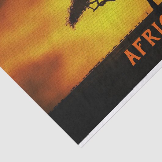 Afrikaanse aardbevingsboom tissuepapier (Detail)