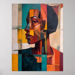 Afrikaanse Abstract Poster