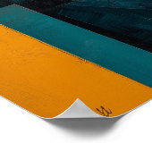 Afrikaanse Abstract Poster (Hoek)