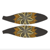 Afrikaanse Abstracte Bloemen Batik Stijl Basketbal (Panelen)