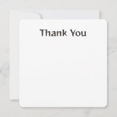 Afrikaanse Abstracte Bloemen Batik Stijl Bedankkaart (Achterkant)