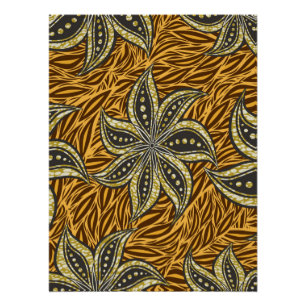 Afrikaanse Abstracte Bloemen Batik Stijl Perfect Poster