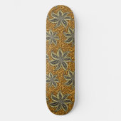 Afrikaanse Abstracte Bloemen Batik Stijl Persoonlijk Skateboard (Voorkant)