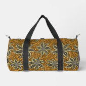 Afrikaanse Abstracte Bloemen Batik Stijl Plunjezak (Voorkant)