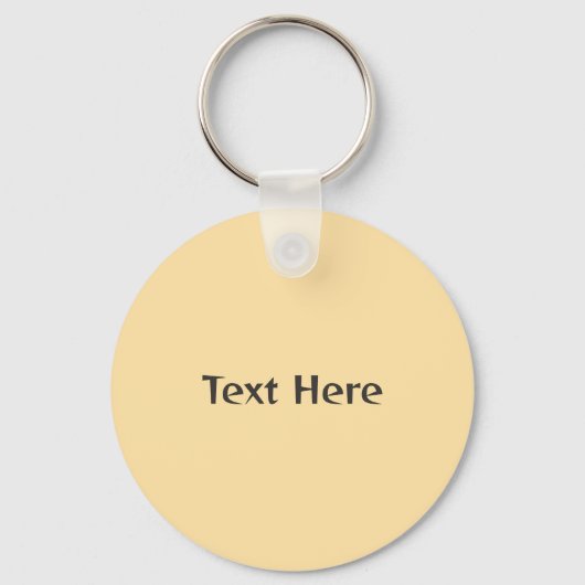 Afrikaanse Abstracte Bloemen Batik Stijl Sleutelhanger (Achterkant)