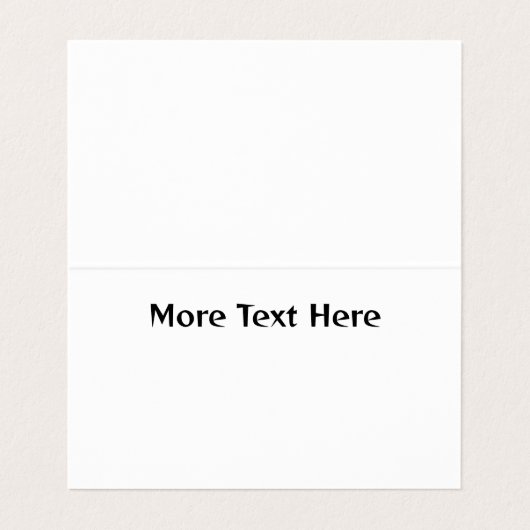 Afrikaanse Abstracte Bloemen Batik Stijl Visitekaartje (Binnenkant ongevouwen)