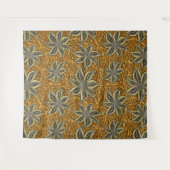 Afrikaanse Abstracte Bloemen Batik Stijl Wandkleed (Voorkant (horizontaal))
