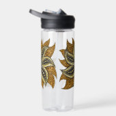 Afrikaanse Abstracte Bloemen Batik Stijl Waterfles (Rechts)