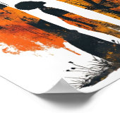 afrikaanse abstracte kunst poster (Hoek)