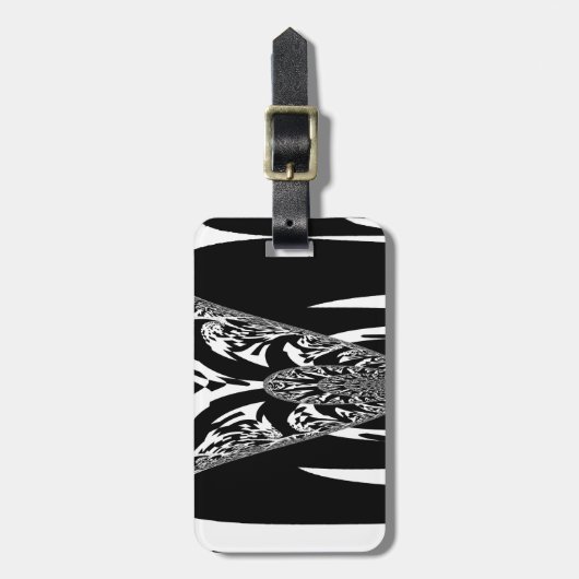 Afrikaanse Abstracte kunst Print Bagagelabel (Voorkant verticaal)