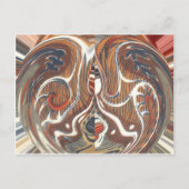 Afrikaanse Abstracte kunst Print Briefkaart (Voorkant)