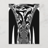 Afrikaanse Abstracte kunst Print Briefkaart (Voorkant)