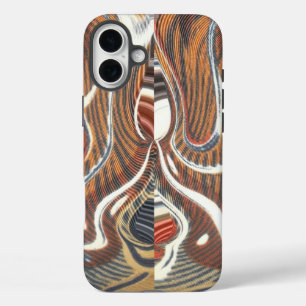 Afrikaanse Abstracte kunst Print iPhone 16 Plus Hoesje