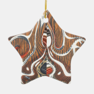 Afrikaanse Abstracte kunst Print Keramisch Ornament