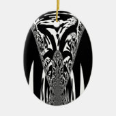 Afrikaanse Abstracte kunst Print Keramisch Ornament (Voorkant)