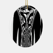 Afrikaanse Abstracte kunst Print Keramisch Ornament (Rechts)