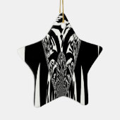 Afrikaanse Abstracte kunst Print Keramisch Ornament (Rechts)