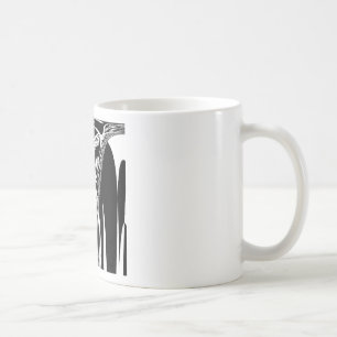 Afrikaanse Abstracte kunst Print Koffiemok