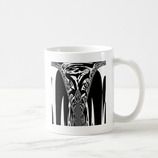 Afrikaanse Abstracte kunst Print Koffiemok (Rechts)