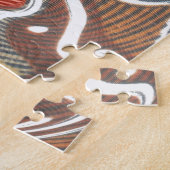 Afrikaanse Abstracte kunst Print Legpuzzel (Zijkant)