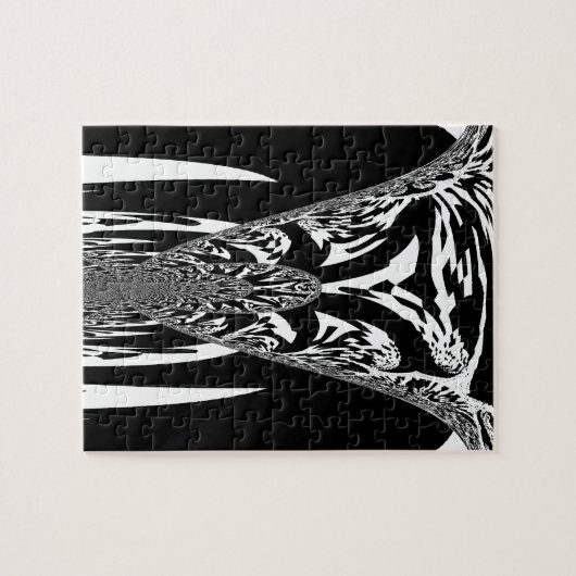 Afrikaanse Abstracte kunst Print Legpuzzel (Horizontaal)