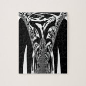 Afrikaanse Abstracte kunst Print Legpuzzel (Verticaal)