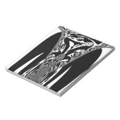 Afrikaanse Abstracte kunst Print Notitieblok (Linkerzijde)