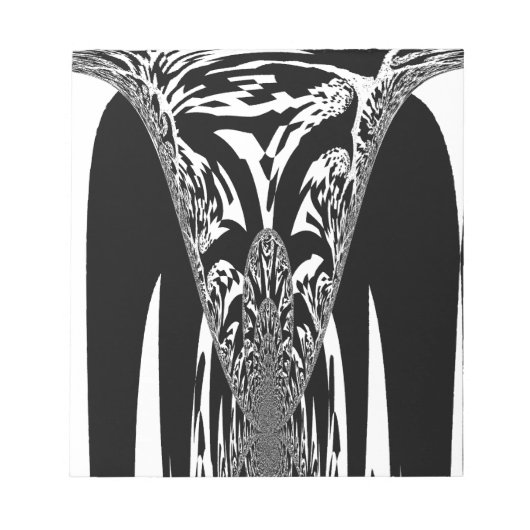 Afrikaanse Abstracte kunst Print Notitieblok (Voorkant)