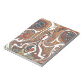 Afrikaanse Abstracte kunst Print Notitieblok (Linkerzijde)