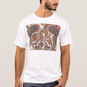 Afrikaanse Abstracte kunst Print T-shirt (Voorkant)