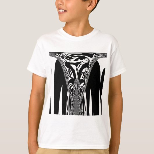 Afrikaanse Abstracte kunst Print T-shirt (Voorkant)