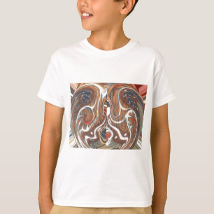 Afrikaanse Abstracte Kunstprint T-shirt
