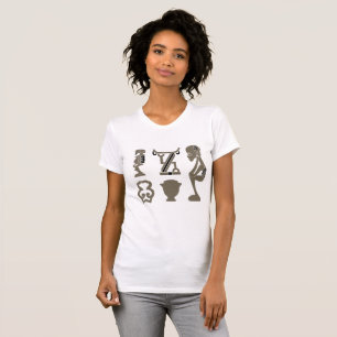 Afrikaanse abstracte stamkunst t-shirt