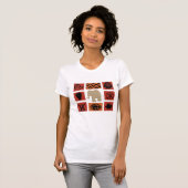 Afrikaanse abstracte stamkunst t-shirt (Voorkant volledig)