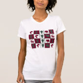 Afrikaanse abstracte stamkunst t-shirt (Voorkant)