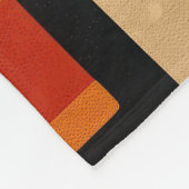 Afrikaanse achtergrond in warme kleuren fleece deken (Hoek)