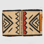 Afrikaanse achtergrond in warme kleuren golfhanddoek (Horizontaal)