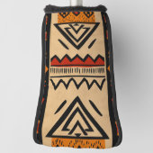 Afrikaanse achtergrond in warme kleuren golfheadcover (Draai 90)