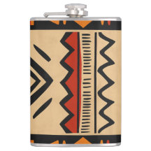 Afrikaanse achtergrond in warme kleuren