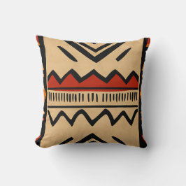 Afrikaanse achtergrond in warme kleuren kussen