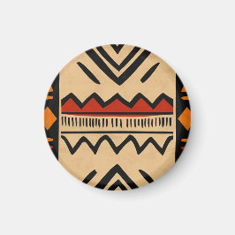 Afrikaanse achtergrond in warme kleuren magneet