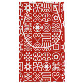 Afrikaanse Adinkra kleine geschenk tas Klein Cadeauzakje (Achterkant)