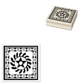 Afrikaanse Adinkra Nieuwe Beginnings Design Stamp Rubberstempel (Gestempeld)