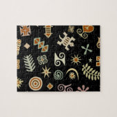 Afrikaanse Adinkra-symbolen Legpuzzel (Horizontaal)