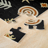 Afrikaanse Adinkra-symbolen Legpuzzel (Zijkant)